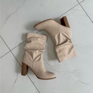 Vici Faux Leather Slouch Boot